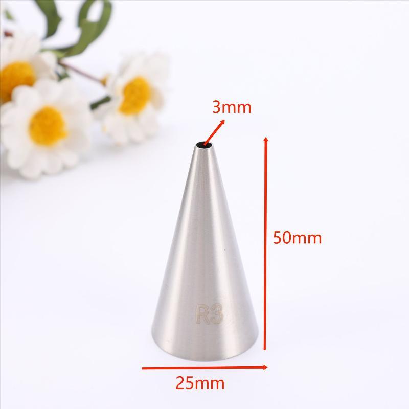 Stainless Steel Cake Nozzle Tube Head Diy Pastry Puff Skirt Icing Piping Nozzles Cake Decorating Supplies Baking Tools