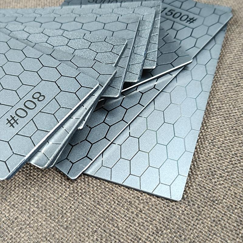 400-1200#Diamond Knife Sharpener Grinder Fine Grinding Whetstone Diamond Sharpening Stone Kitchen Knives Polishing Tools 2Pcs