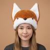 Soft Canine Hat One Size Furry with Ears Adorable for Festivals