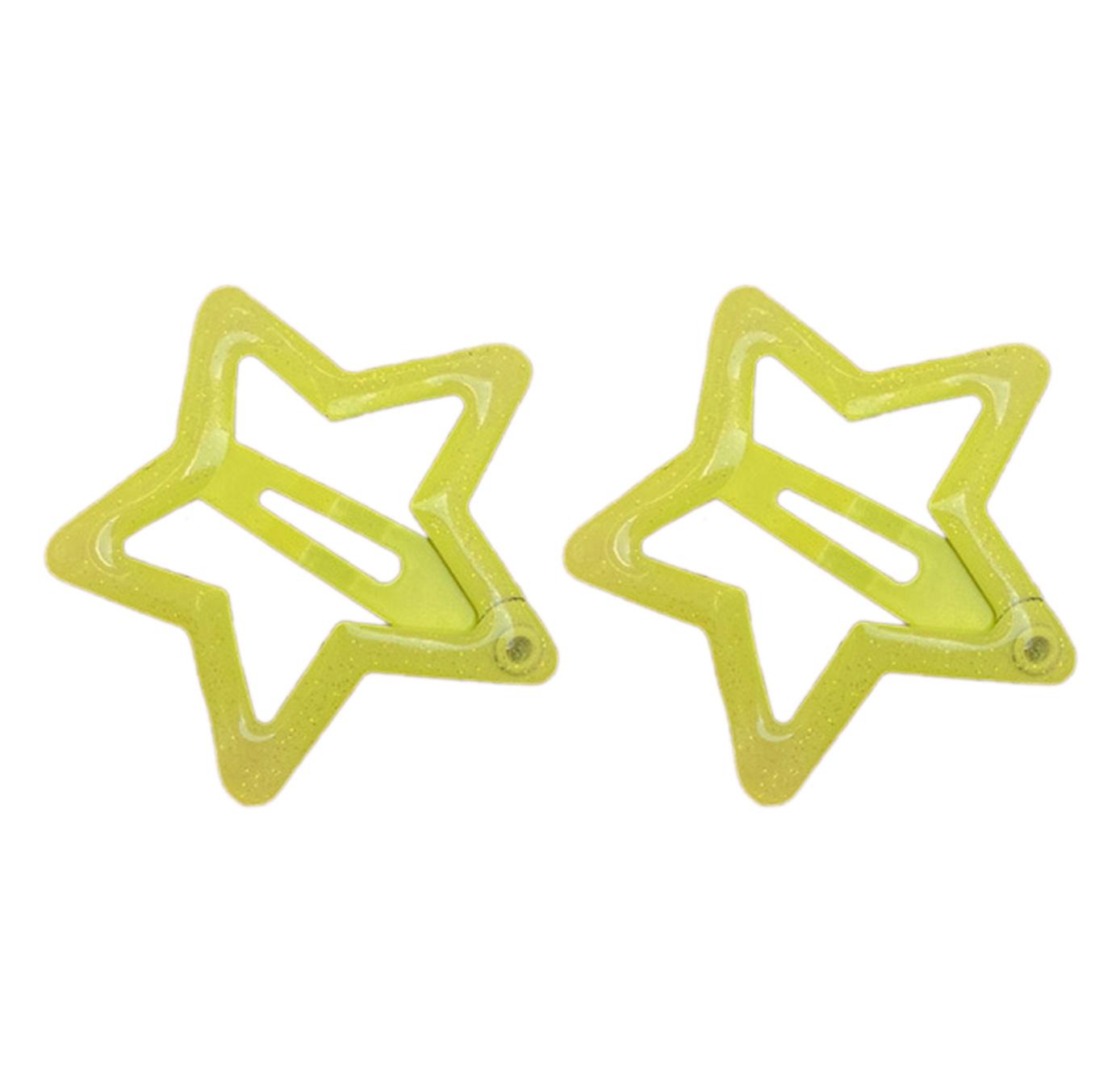 

Заколки для волос ярких цветов со звездами для детей, 2 шт., нескользящие эпоксидные заколки для волос, милые заколки для волос с пентаграммой, детский головной убор 5