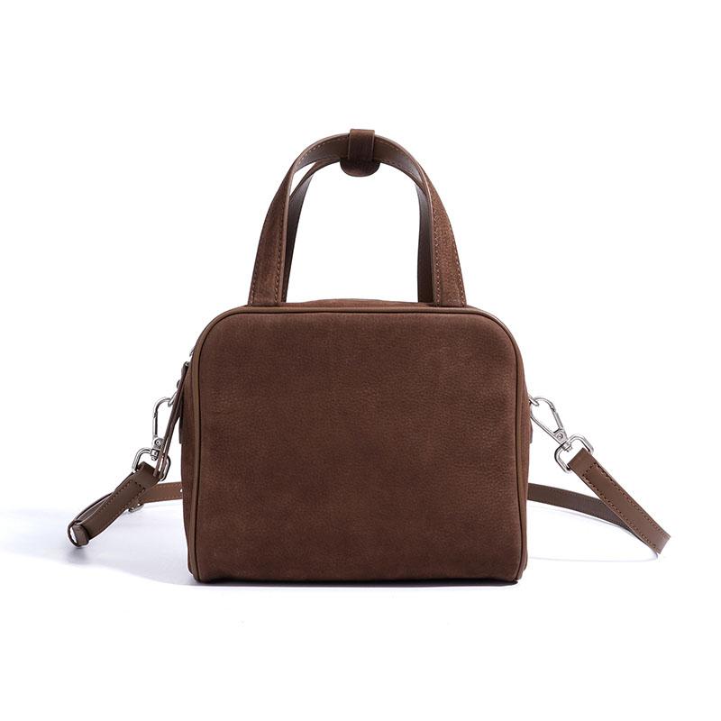 Neue Fashi Handtasche Einfach Hochwertiges Rindsleder Erste Schicht Vielseitig Kleine Quadratische Tasche Lässige Pendler Umhänge-Umhängetasche