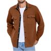 Men's Casual Shirt Jacket Lightweight Shacket Jacket Quilted Button Down Jackets