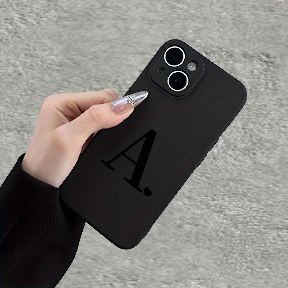 Fashion letter A pattern phone case suitable for iPhone 17 16 15 14 13 12 11 Pro/Max/Plus anti drop and shockproof back cover