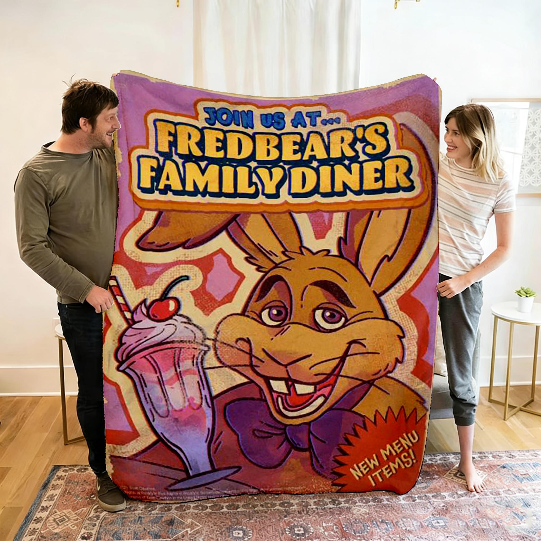 

Fnaf Five-nights-At-Freddys Children Warm Soft Anime Blankets for Sofa Bed Cover Blanket Suitable for Birthday Souvenir Gifts 100x150cm