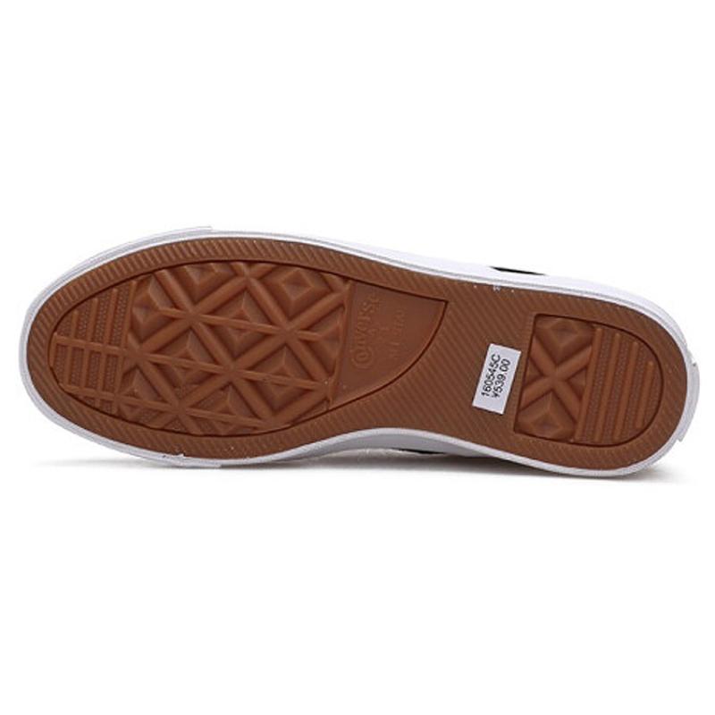 Converse One Star CC Comfortable and versatile low-top canvas shoes unisex black and white.