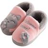 Children's Cartoon Cotton Slippers – Warm Indoor Shoes for Boys and Girls, with Heels for Autumn and Winter