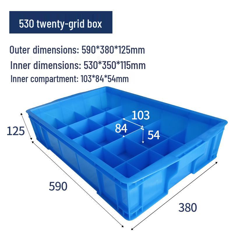 Plastic Multi-Compartment Tool Storage Box