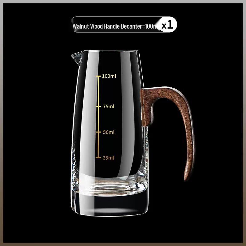 Tinle Gold Foil Crystal Glass Liquor Dispenser Set