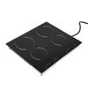 4 Burner Electric Cooktop 110v 24 Inch Electric Stove Countertop & Built-in, Plug-in Electric Cooktop with 9 Power Levels,3000W