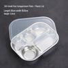 ZISIZ 304 Stainless Steel Divided Lunch Tray