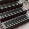 6” X 28” Anti-Slip Traction Treads with Glow-in-The-Dark Strip, Waterproof Outdoor Non-Skid Pre-Cut Stair Tape with Roller, High-Friction Abrasive