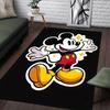 1pc Mickey Pattern Area Rug Soft Flannel Floor Mat for Living Room,Office,Bedroom and Carpet