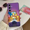 Funny Cartoon S-Simpsons Phone Case For Samsung S 24 Fe 25 Ultra Plus 20 Lite 21 30 22 23 24 22 Ultra 5G Fundas