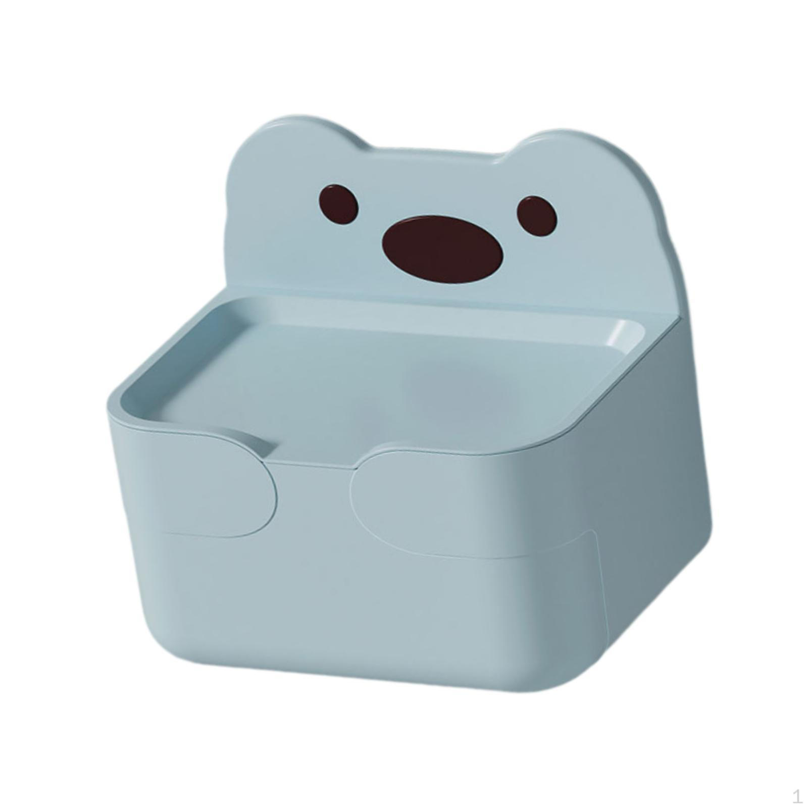 

Держатель для салфеток Диспенсер для хранения в ванной Стильный современный многоцелевой бумажный полотенцесушитель Blue Bear