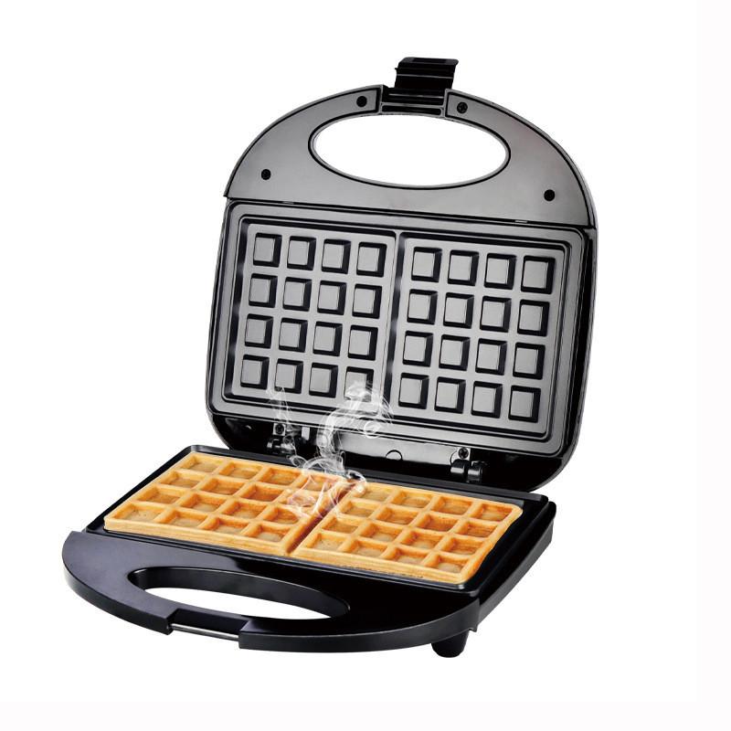 750W Intelligent Temperature Control Waffle Maker Hot Press Bread Maker Double Sided Heating Electric Breakfast Machine