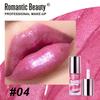 Mattiertes Lippen-Glasur-Tönung Einfach zu färbender Lipgloss Feuchtigkeitsspendender Lippenbalsam Nicht haftend am Becher Schimmernder Lippenstift Make-up