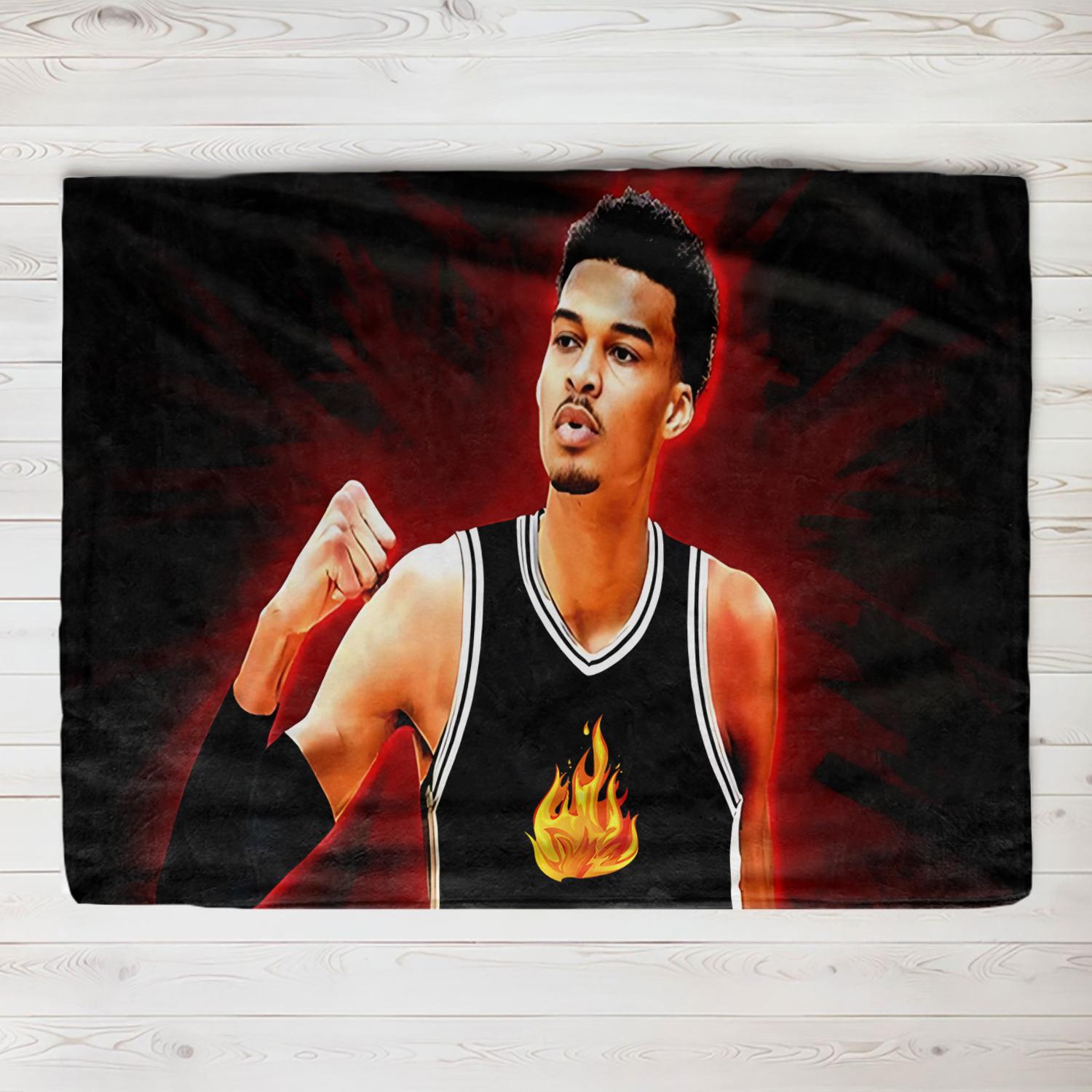 

Victor Wembanyama France SAS Famous Basketball Star Blankets for Bedding sofa Ultra-Soft Bedroom small blanket convenient 75x90cm