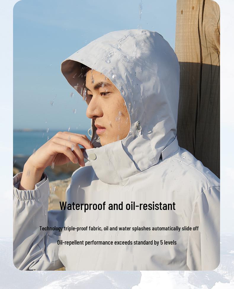 Women's 3-in-1 Detachable Fleece-Lined Outdoor Mountaineering Suit