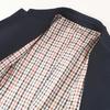 Men's Classic Business 100% Cotton Mid-Length Trench Coat