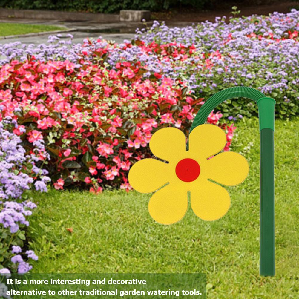 Crazy Spin Sprinkler Flower Shape Dancing Daisy Sprinklers 720 Rotating Water Spray Toy for Yard Lawn Watering Garden Decoration