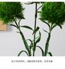 1/3Pcs Artificial Caryophyllums Artificial Flowers Plants Bouquet Plastic Plant Fake Flowers Ball Grass for Indoor Outdoor(Green