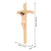 Crucifix Wall  Jesus Christ Crucifix Handcrafted Exquisite Details Crucifix Wall  for Home Decoration Gift Collection