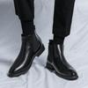Men's casual British style ankle boots High tops Men's classic vintage leather Chelsea boots Men's fashion ankle boots