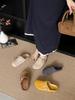 Sandales Classiques en Cuir de Liège pour Femmes 2025 Nouveaux Sabots Chaussures avec Support de la Voûte Plantaire Tendance Diapositives de Plage Chaussures pour Femmes Chaussons Mules d'Intérieur