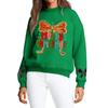 Women's Fashion Casual Round Neck Long Sleeve Christmas Printed Sweatshirt