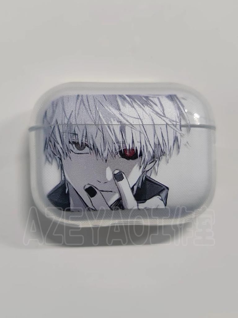 Custodia di Lusso Anime Tokyo Ghoul per Airpods Per Airpods 4 Copertura Antiurto Per AirPods 4 Pro Pro2 Custodie Trasparenti per Auricolari Borse