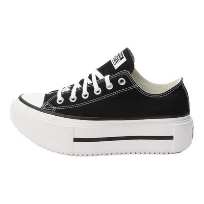 Chuck Taylor All Star Lift Double Stack Low Czarne Białe Sneakersy Unisex A15490C