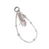 Girls Elegant Ballet Dance Shoe Keychain, Charm Pendnat Fashionable Bag Charm with Pearlescent Bowknot Designs