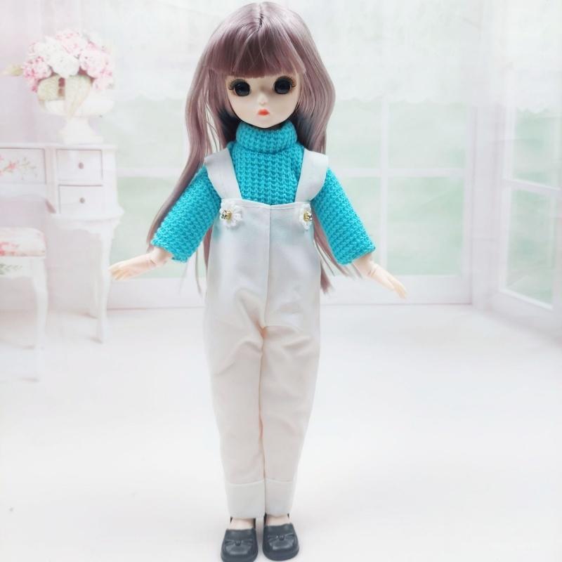 Oblečení pro 1/6 BJD panenku Roztomilé šaty Sukně Pokrývka hlavy 30cm Princezna Panenka Ležérní Kostým Oblečení Doplňky pro panenky Dívka DIY Hračka Dárky