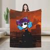 Sally Face Game Blanket Flannel Summer Air Conditioning Game Portable Warm Throw Blankets for Home Travel Bedspreads