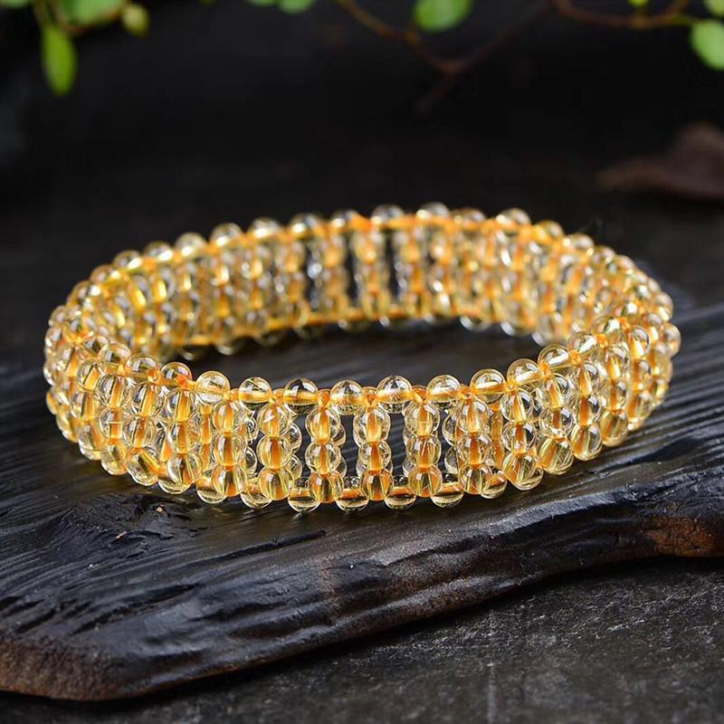 

Натуральные светлые волосы хрустальные хрустальные ручные ряды ручной работы хрустальные украшения для мужчин и женщин