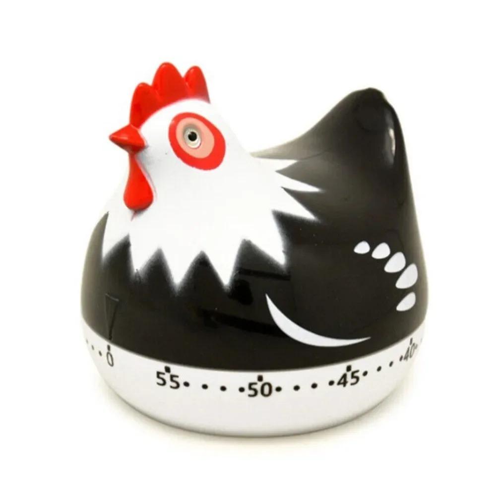 Mechanical Cooking Reminder Hen Shaped Design Egg Timer Clock Kitchen Timer Homework Time Manage