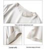 Women's Petite Summer Silk T-Shirt - Pure Color, Short-Sleeved, Mulberry Silk