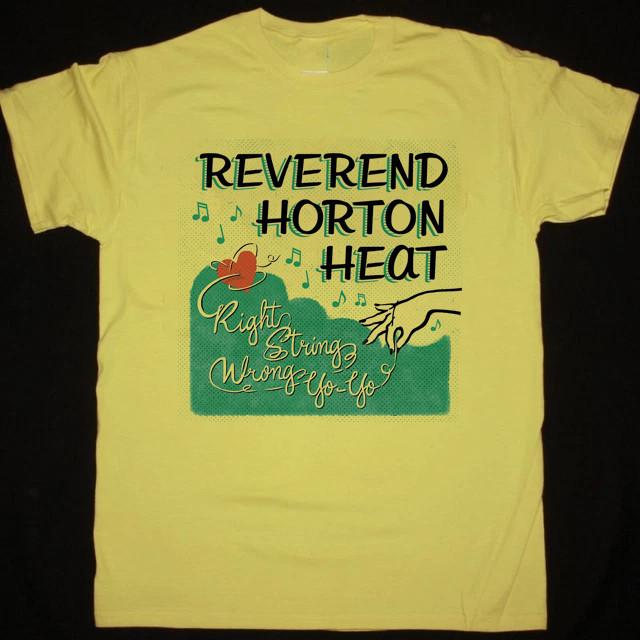 Vintage The Reverend Horton Heat Band Yellow Shirt Unisex Concert S to 5XL SN657 Unisex T-Shirt XXXL