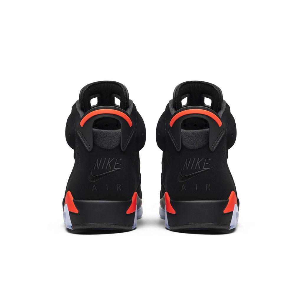 Air Jordan 6 Retro 'Infrared' 2019 (Unisex) Black / Infrared 23-Black Vintage Basketball Shoes 384664 060