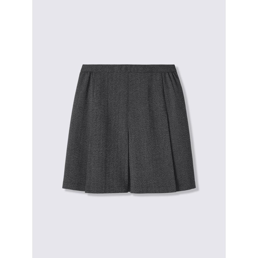 Gu By Uniqlo Box Pleated Skirt  Tweedy  Mn