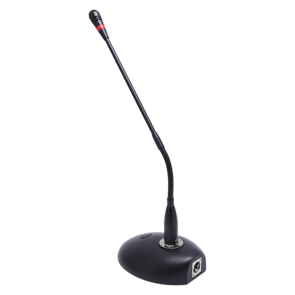 Gooseneck Condenser Microphone Cardioid Adjustable Multifunctional Desktop Microphone for Lecture Me