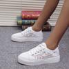 Fashion Spring Summer Women's Shoes New Hollow Mesh Breathable Sneakers Thick Bottom Casual Single Shoe Female Lace-up Vulcanize Shoes