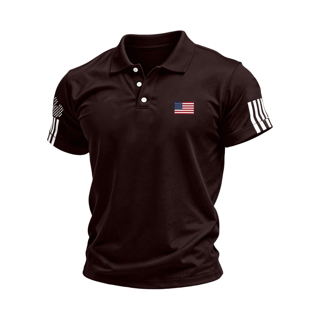 Men's Summer Print Short Sleeve Lapel Shirt Men's Casual Fashion Shirt