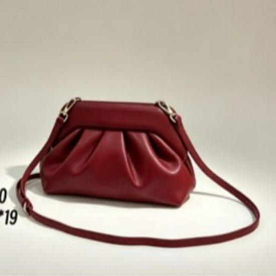 Women's Fashionable Pleated Underarm Clutch & Crossbody Bag