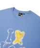 WACKY WILLY [Wacky Willy X Lee] Aikikiri Graphic Short Sleeve T-Shirt Blue