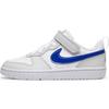 Nike Court Borough Low top Kinder-Skateboardschuhe Weiß/Blau Kinder im Alter von 3-7 Jahren DV5457-125