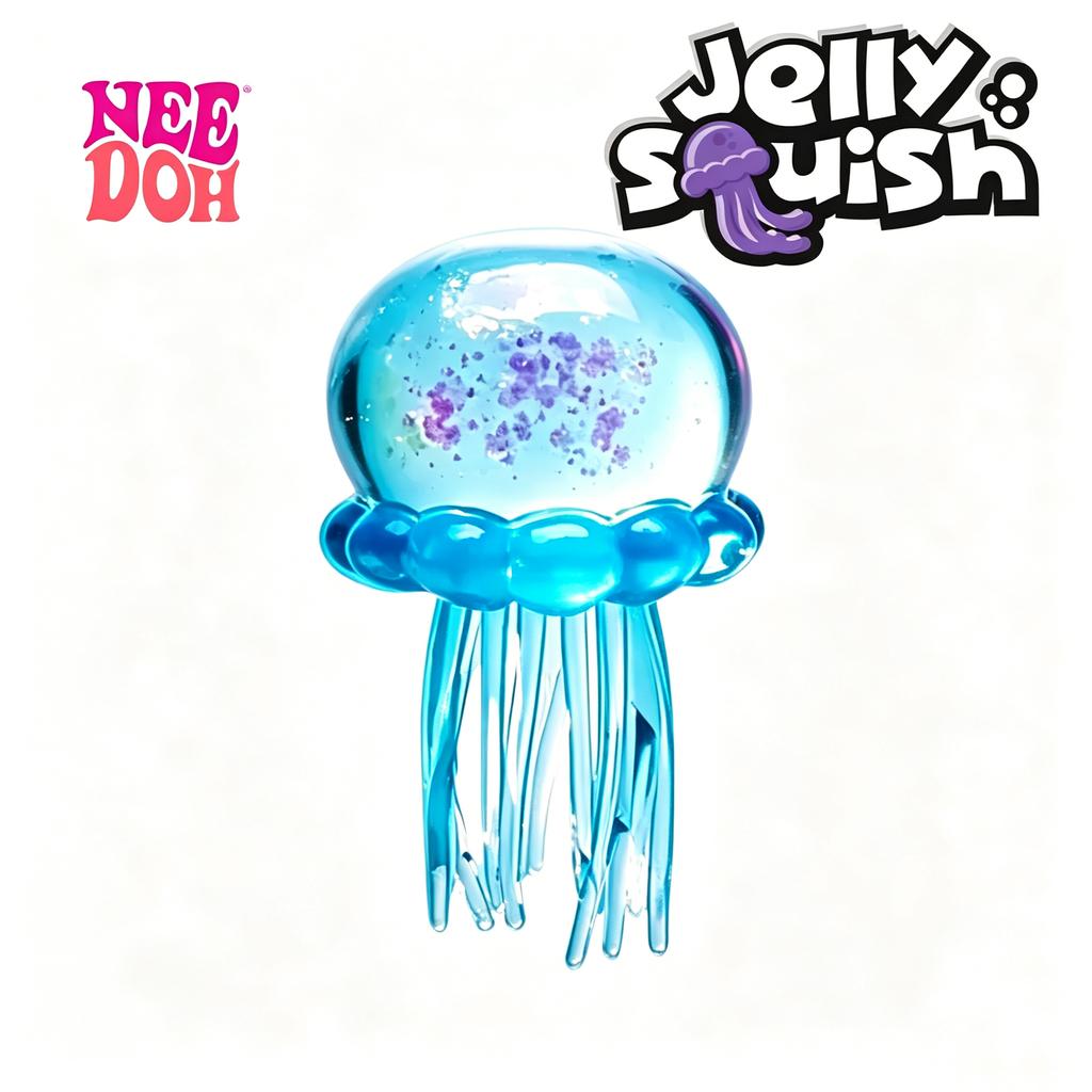 Schylling Needoh Jellyfish Squishy Random Color Soft Stress Relief Toy Cute Relaxing Squeeze Sensory Toy