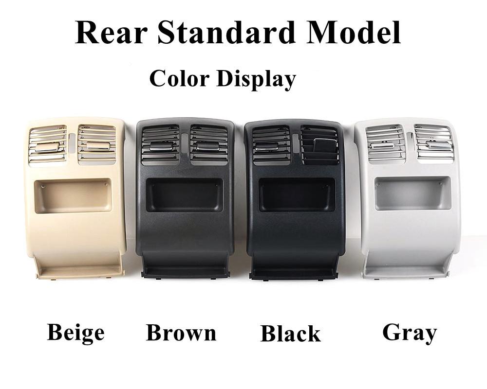 Black Gray Beige Car Rear Air Conditioner Ac Vent Grille Outlet Cover For Mercedes Benz X204 GLK Class 220 250 300 350 2008-2015