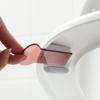 Travel Plastic Self Adhesive Transparent Toilet Lid Raise Handle Lifting Device Toilet Seat Lifter