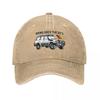 Printed Bonnet Vintage Land Car Cruiser Baseball Cap Men Women Distressed Cotton Headwear Bring Back the 80s Outdoor Summer Hats Cap
